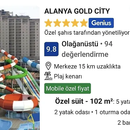 Gold Lejlighed Alanya